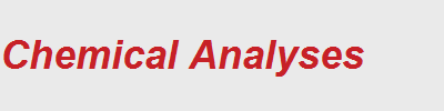 Chemical Analyses